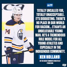 The oilers would be selling low, and they'll almost certainly need him next season — and need him to take the next step. Sportsnet On Twitter Oilers Gm Ken Holland Says He Feels Sick And Disappointed After Hearing That Ethan Bear Was Receiving Racist Messages Istandwithethanbear Https T Co Twj3uuhrfc