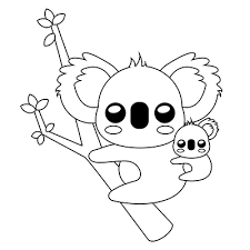 Dibujos Para Colorear Kawaii De Animales