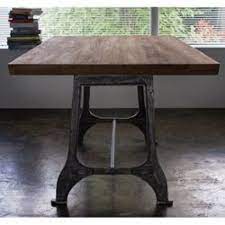 Rustic metal kitchen table set. Rustic Wood And Metal Dining Table Ideas On Foter