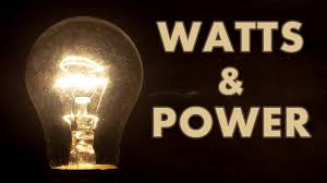 A watt (w) is a unit of power, and power is the rate at which energy is produced or consumed. Basic Electricity Power And Watts Youtube