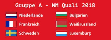 Informieren sie sich live und aktuell über den tabellenplatz der deutschen nationalmannschaft und anderer nationalteams. Wm 2018 Quali Gruppen A I Und Tabellen