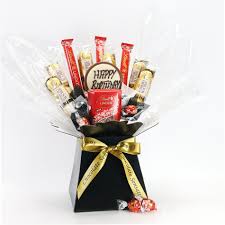 How to make chocolate bouquet using ferrero rocher chocolate. Chocolate Bouquets Lindor Ferror Rocher Chocolate Birthday Bouquet