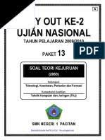 Download soal dan jawaban un tkj tahun 2008 2009 paket b mymastah from www.mymastah.com Soal Dan Jawaban Teori Kejuruan Tkj Pdf
