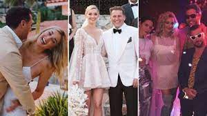The mara & mine shoe designer, 34, wore a custom wedding gown with a detachable. Karl Stefanovic Wedding With Jasmine Yarbrough Pictures