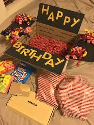 Birthday Care Package Ideas For Girlfriend Homemade Gift Ideas For Girlfriend In 2020 Birthday Gifts For Boyfriend Diy Unique Birthday Gifts Birthday Care Packages