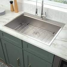 Maybe you would like to learn more about one of these? Juntoso 30x22 Kitchen Sink Topmount Ledge Workstation 18 Gauge Stainless Steel Single Bowl Kitchen Sink Basin Wayfair