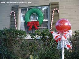 Check spelling or type a new query. Outdoor Candy A Christmas Decorating Idea Christmas Lollipops Candy Christmas Decorations Outside Christmas Decorations