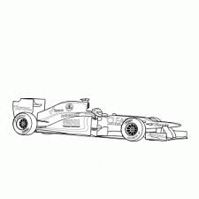 Op zoek naar een leuke kleurplaat van een raceauto? Formule 1 Racewagens Kleurplaten Leuk Voor Kids