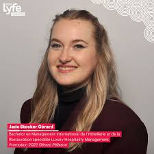 ALUMNI ] Jade Stocker Gérard, diplômée en 2022 et ancienne boursière de la  Fondation, nous parle de son parcours à l'Institut Lyfe (Ex-Institut Paul  Bocuse) et nous a exprimé sa gratitude