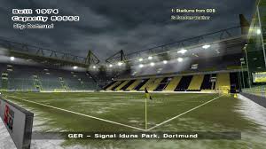 The signal iduna park will now seat 81,365 fans after recent renovations. Pes 6 Germany Signal Iduna Park Dortmund Borussia Dortmund Youtube