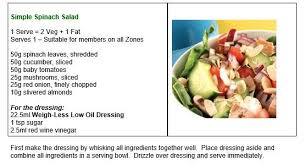Weighless Simple Spinach Salad Healthy Eating Recipes