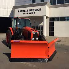 Kubota M Series Tractor Ready To Plow Some Serious Snow Snow Removal Equipment Tractors Kubota
