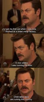 Ron Swanson Is The Dwight Schrute Of Parks And Rec Parks And Recreation Parks N Rec Ron Swanson