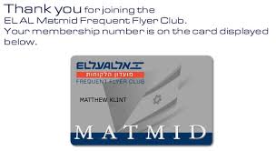 Free Membership In El Al Matmid Frequent Flyer Club 30