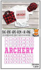 Archery Svg In Mirror Font 378803 Cut Files Design Bundles