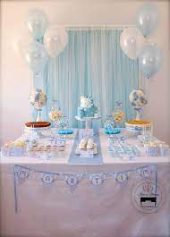 Baby Shower Table Cake Ideas 12 Decoracoes Para Festas De Nascimento Cha De Bebe Decoracao Cha De Bebe