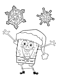 Coloring pages for kids spongebob krabby pattya93a. Spongebob Winter Coloring Pages