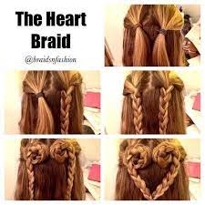 Valentine S Day Hairstyle More Than Heart Braids Trendsurvivor Braids For Long Hair Hair Styles Braided Hairstyles Easy