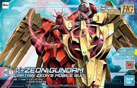 BANDAI GUNDAM HIGH GRADE - V-ZEON - CAPTAIN ZEON`S MOBILE SUIT - 1144  MODEL KIT | eBay