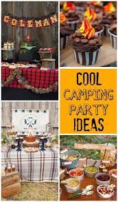 Today i'm sharing several super easy camping themed party food ideas, camping party favor ideas, and free printables! Camping Parties Design Dazzle Camping Theme Party Camping Party Decorations Camping Parties