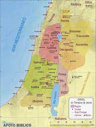 Una aclaración pertinente es que por razones de legibilidad solo se ubicaron en este mapa los lugares más comunes mencionados en el texto bíblico, de seguro faltarán algunos otros pero esperamos que sean suficientes para que la. Mapa De Israel En Tiempo De Jesus Buscar Con Google Mapa Ensinamentos Biblicos Tema