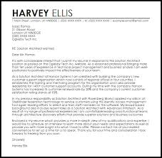 Solution Architect Cover Letter Sample Cover Letter Templates Examples