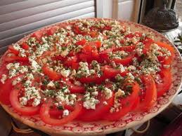 Carpaccio De Tomates A La Grecque Recette Ptitchef Recette Recette Salade Grecque Recette Carpaccio Tomates