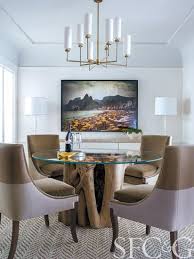 Interior Designer Angela Free Transforms A 1920s Marina Home Cottages Gardens Dining Room Design Modern Dining Room Custom Dining Chairs