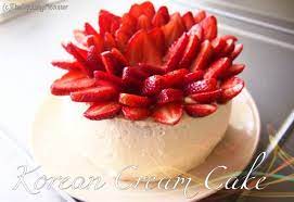 32 Brilliant Photo Of Korean Birthday Cake Entitlementtrap Com Fruit Birthday Cake Cake Korean Cream