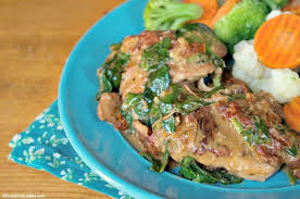 Crock Pot Tuscan Chicken Thighs Crock Pot Ladies In 2020 Tuscan Chicken Crock Pot Tuscan Chicken Slow Cooker Chicken Thighs