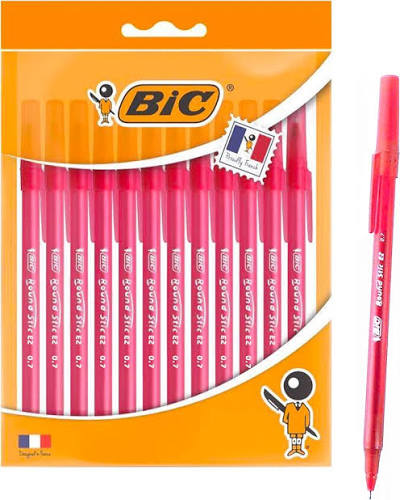 Round stic Bic Red