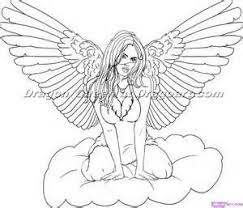 Guardian Angel Drawings Bing Images Lips Drawing Drawings Angel Drawing
