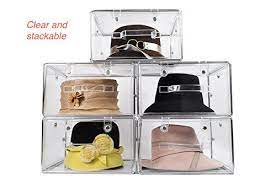 Amazon Com Invisibox The Clear Storage Solution For Hat Boxes Shoe Boxes And Transparent Pl Storage Solutions Organization Storage Solutions Household Items