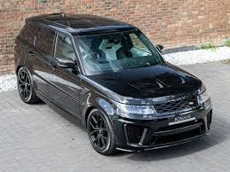 The svr edition is new for 2018. 2018 Used Land Rover Range Rover Sport Svr Santorini Black Range Rover Sport Range Rover Sport Black Land Rover Sport