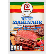 Pat the steaks dry with kitchen paper, and season with salt and pepper. Amazon Com Lawry S Beef Marinade Mix Meat Tenderizer Seasoning No Msg 1 06 Oz Grocery Gourmet Food