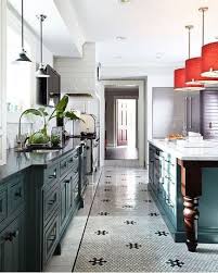 Via Attic Mag I Love This The Cabinet Color The Hex Floors The Amount Of Space Yes Kitchen Flooring Beautiful Kitchens Kitchen Design Trends