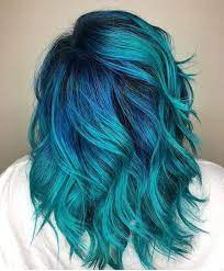 Demonic and spicy aqua green hair girl. Pin On Hair Nails