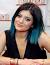 Blue Hair Tips Short Hair