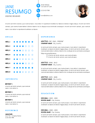 You may have to use certain design software to incorporate a background image on your resume, then convert it to a pdf so it renders the best it can for a hiring manager. Resume Template With Sky Blue Font And White Background Resumgo