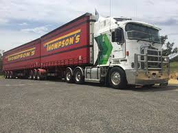 Thompsons Of Castlemaine Kw104 C15 Cat Brisbane Bound Big Trucks Driving Jobs Trucks