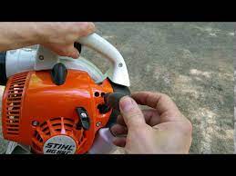 If your leaf blower is struggling for power and suddenly dying as soon as you increase the throttle, the explanation may very well be a clogged fuel filter. Adjusting Carburetor On Stihl Bg56c Leaf Blower And Others With Similar Carburetor Youtube