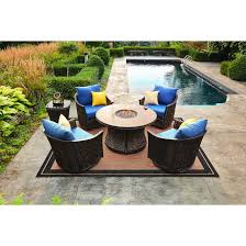 Allen roth fire pit lowes. Allen Roth Ellisview Fire Table 48 3 In X 26 8 In Steel Brown A208001600 Rona