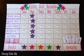 Star Behavior Charts Re Born The Sunny Side Up Blog Kids Rewards Charts For Kids Home Behavior Charts