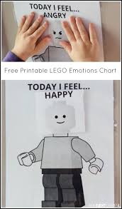 Free Printable Lego Today I Feel Emotions Chart Emotion Chart Emotions Emotions Activities
