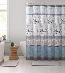 This third installment from contemporary folk singer/songwriter adrienne tooley features some big announcements, serious devotion to baked goods, and a. Ashley Light Blue Beige Grey Canvas Fabric Shower Curtain Contemporary Floral Bordered Damask Design 72 By 72 Inches Amazon In Home Kitchen