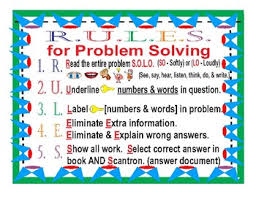 Problem Solving Place Value Mathematics Chart 3rd Grade