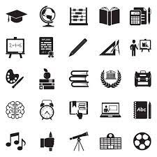 School University College Education Learning Education Icon Education Poster Design Education This expansion set provides a functional collection of images for educational institutions at different levels (kinder garden, college, university), organization (library, nursery, parental vector: education icon