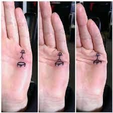 Sometimes the simplest tattoos are the most arresting. 100happydays Day 8 Funny Little Tattoos I Get To Do Haha Tattoo Tatto Tattoos Funny Tattoos Little Tattoos