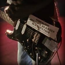 Vandalism Beautiful As A Rock In A Cops Face Sticker Nirvana On Instagram A Beautiful Guitar With A Beautiful Message Punk Grunge Seattle Liveattheparamount Nirvana Nirvana Beautiful Guitars Music Tattoos