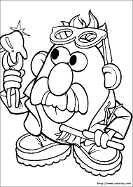 We provide coloring pages, coloring books, coloring games, paintings, and coloring page instructions here. Toy Story Mister Potato Head 45123 Animation Movies Printable Coloring Pages